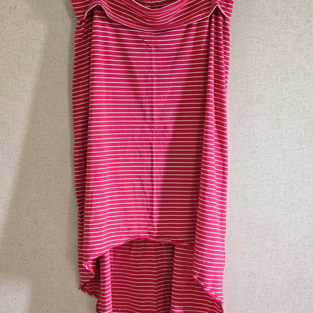 Columbia Pink Striped High Low Skirt - XL